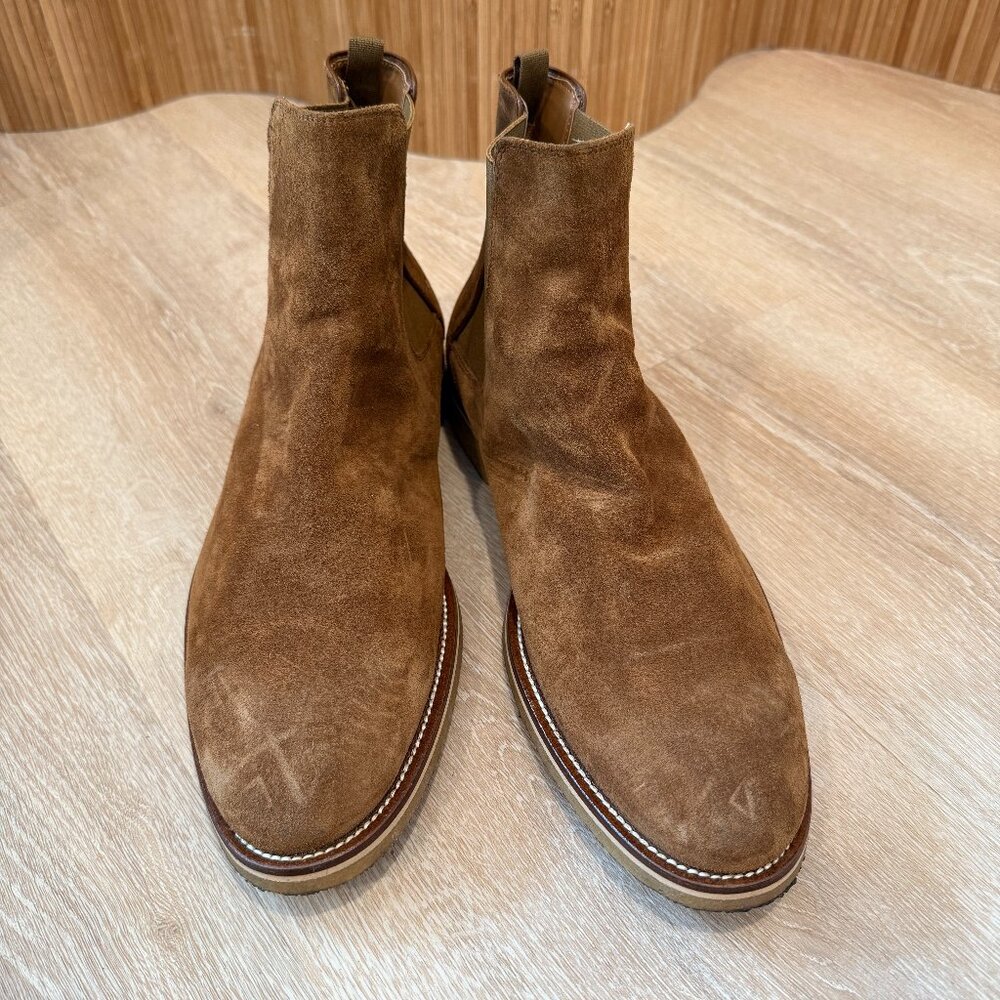 Aldo Men’s Chelsea Boots - Chestnut Brown Leather - Size 13